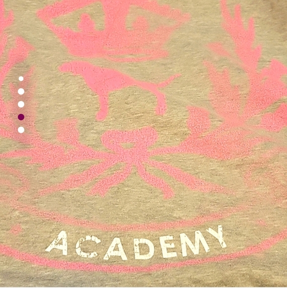 PINK Victoria's Secret Pink and Gray Throw Size 56X68" - Picture 3 of 13